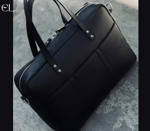 Black Leather Briefcase